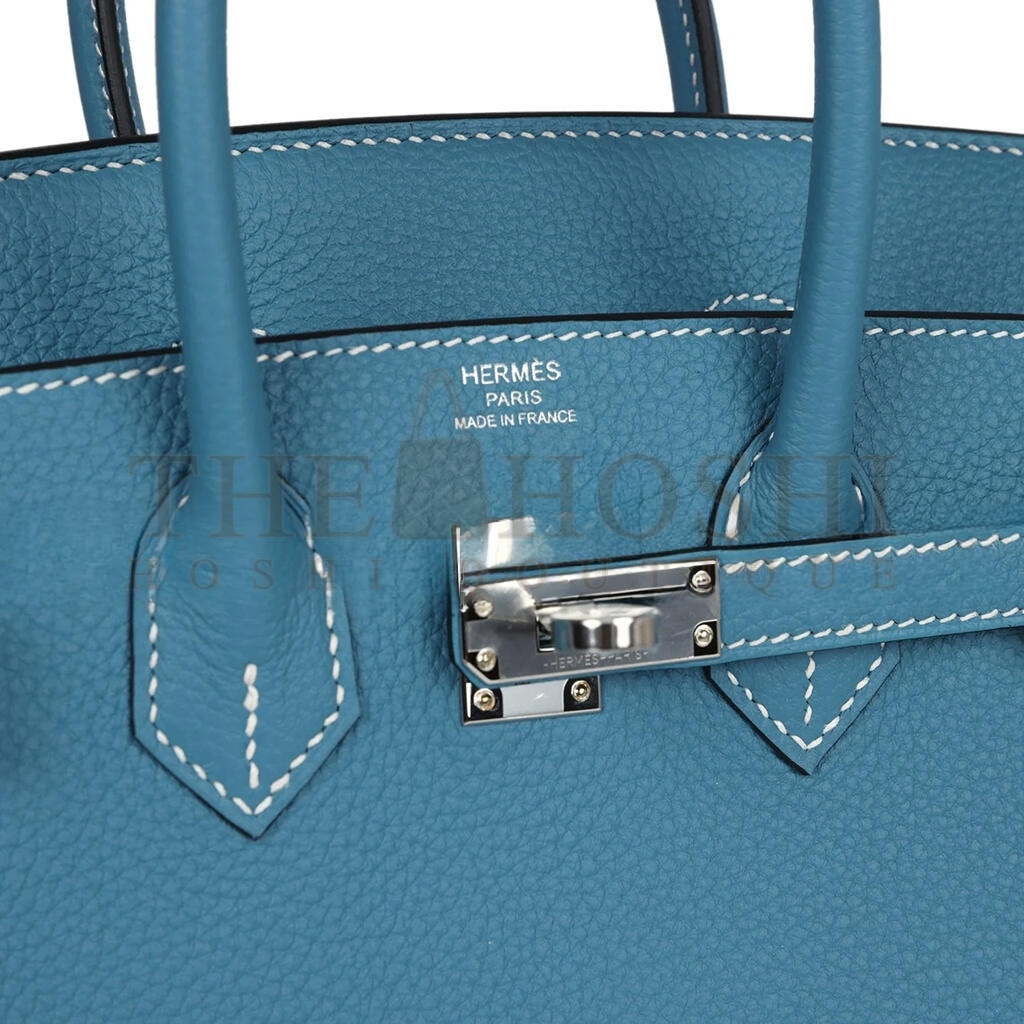 H**me5 BIRKIN 25 BLUE JEAN TOGO PALLADIUM HARDWARE 265378 (25*20*13cm) Master Quality